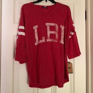LBI beach baseball T-shirt